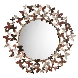 Specchio Traforato Farfalle 69 Cm