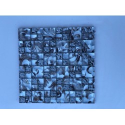 Mosaico su rete Foglia - 30x30 Cm
